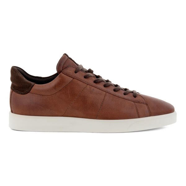 ECCO STREET LITE ECCO MENS LEATHER SNEAKERS